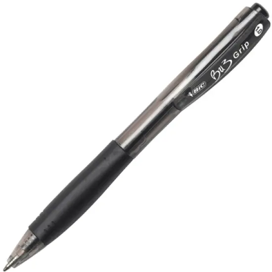 BIC BU3 Ballpoint Pen, 1 mm Medium Tip, Black, Pack of 18 image {1}
