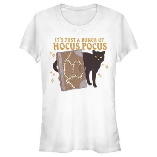 Junior's Disney Hocus Pocus Binx Spellbook T-Shirt image {2}