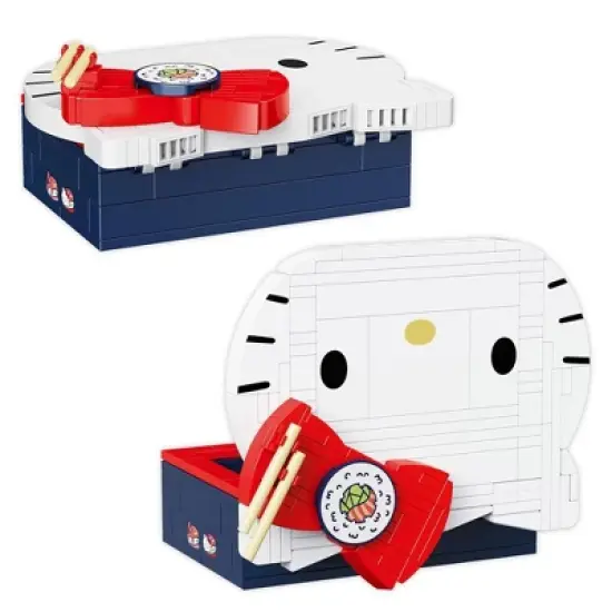 Brickcraft Sanrio Hello Kitty Bento Box 191 Piece Brick Building Set image {4}