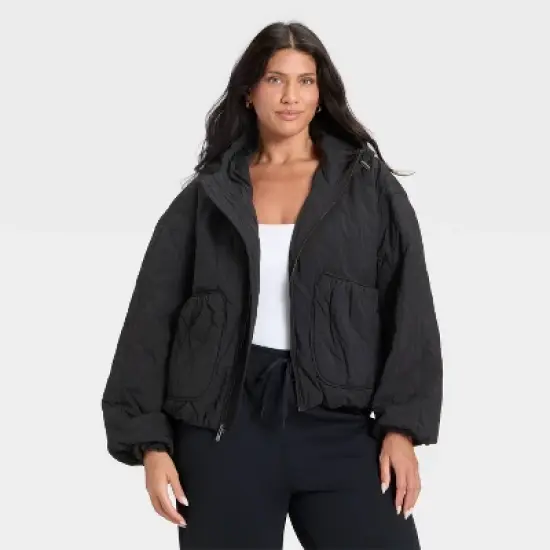 Women's Quilted Hooded Jacket - All In Motion&trade; image {3}