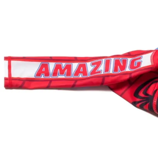 Marvel Avengers Spider-Man Zip Up One Piece Bathing Suit Toddler  image {4}