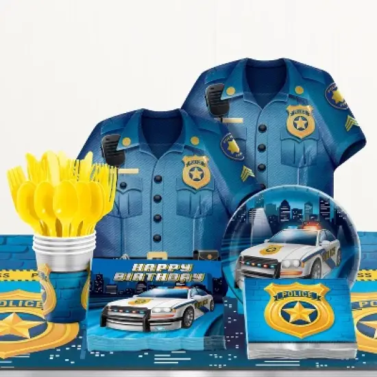 48ct Police Party Napkins image {2}
