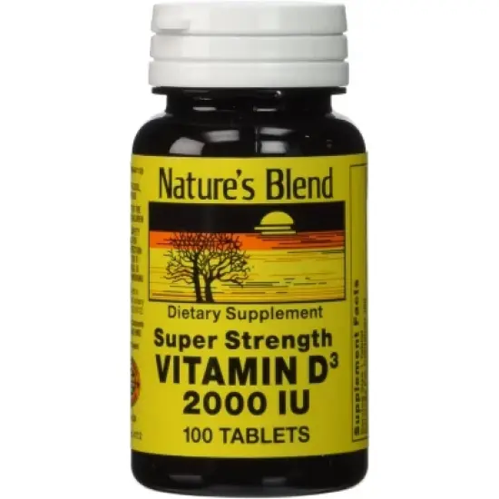 Nature's Blend 4112 Vitamin D3 2000 IU image {3}
