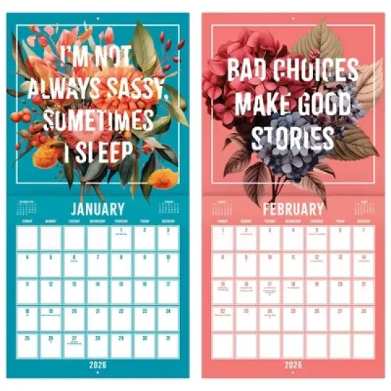 Trends International 2026 Everyday Sass 12"x12" Wall Calendar image {5}