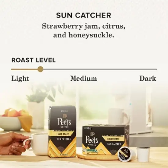 Peet's Sun Catcher Light Roast Ground Coffee - 10.5oz image {5}