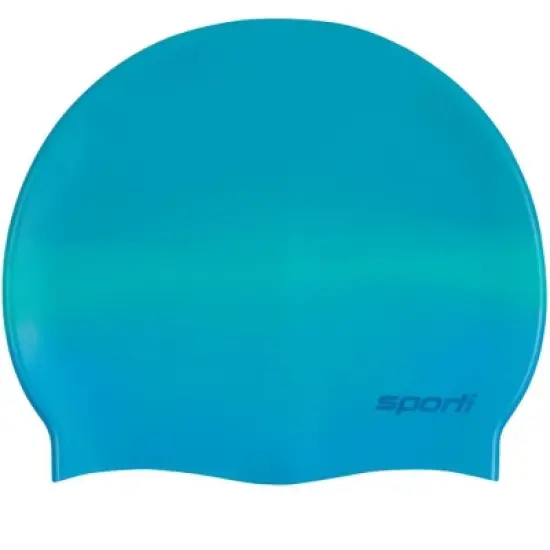 Sporti Multi Color Silicone Swim Cap image {2}