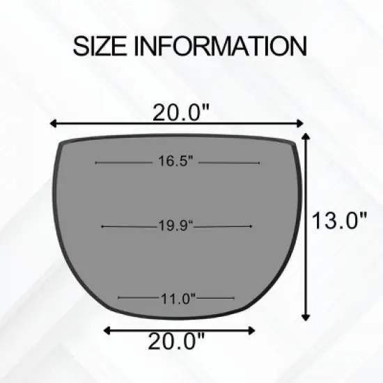 Rosemead Home & Garden, Inc. Concrete Outdoor Planter Pot with Drainage Hole Black 20"x20" image {10}