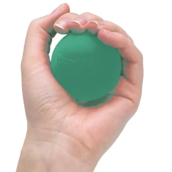THERABAND Hand Exerciser, Medium Stress Ball, Green, 1 Pack image {5}