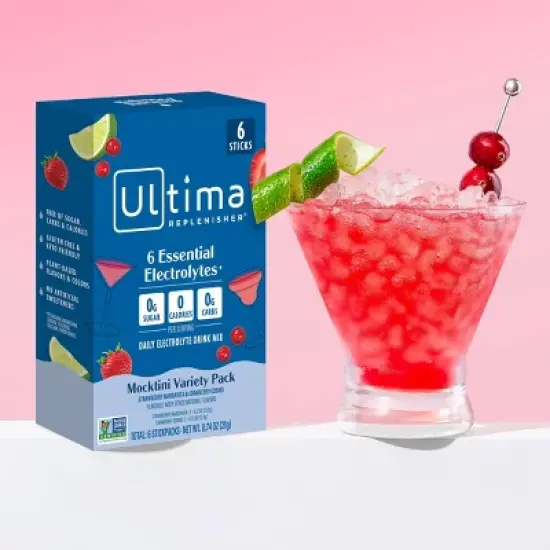 Ultima Replenisher Mocktini Variety Pack Electrolyte Drink Mix - 6pk image {1}