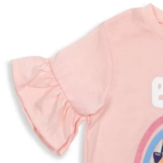 Bluey Bingo Bluey Girls T-Shirt Leggings and Scrunchie 3 Piece Outfit Set Toddler image {5}