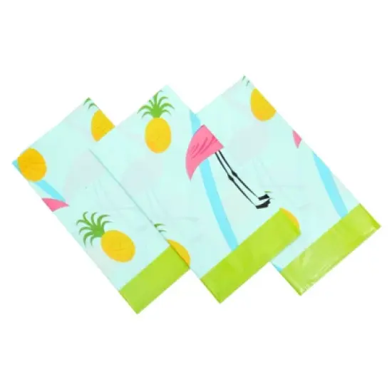 Juvale 3-Pack Flamingo Tablecloth for Pineapple Birthday Decorations, Tropical Hawaiian and Flamingo Party Supplies, 54x108 In image {4}
