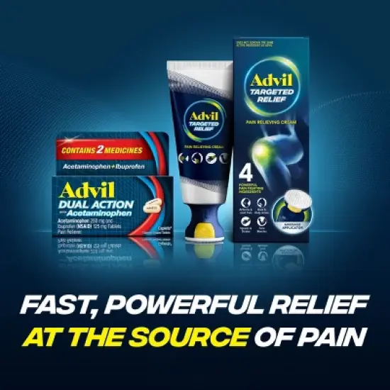 Advil Dual Action 50x2 Caplets Dispenser - Acetaminophen (NSAID) - 50ct image {10}