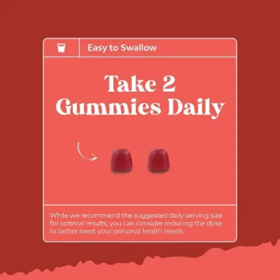 Biotin Gummies, Biotin Vitamins for Hair, Skin & Nails Gummies for Women and Men, Cherry Flavor, Nature's Craft, 60ct image {5}