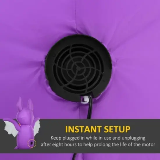 Syemin Decorative Holiday Scene Props Halloween Decoration Halloween Party Decoration Halloween Outdoor Inflatable Decoration, Purple, 48"*18"*48" image {2}