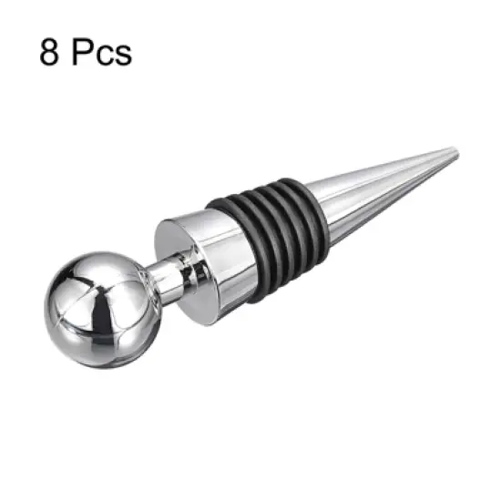Unique Bargains Reusable ABS Rubber Sealing Wine Stopper for Beer Glass Bottles image {2}