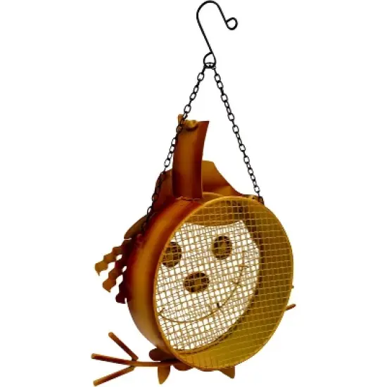 Gift Essentials Metal Assorted Scarecrow Mesh Bird Seed Feeder - 9" image {7}