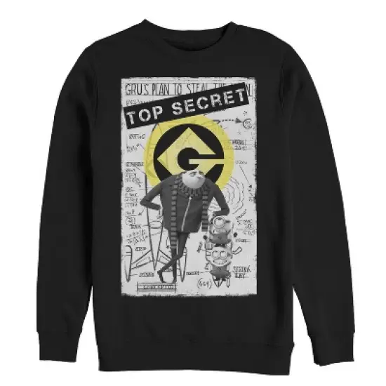 Men's Despicable Me Top Secret Sweatshirt image {2}