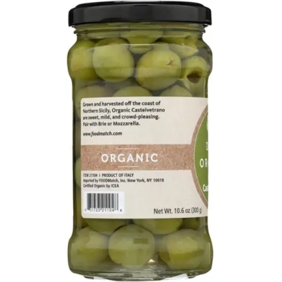 Divina Organic Pitted Castelvetrano Olives - Case of 6/4.9 oz image {3}