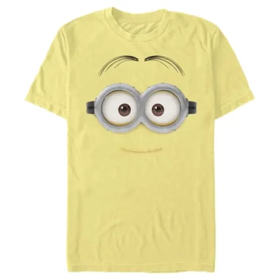 Men's Despicable Me Minions Dave Focused Big Face T-Shirt image {2}