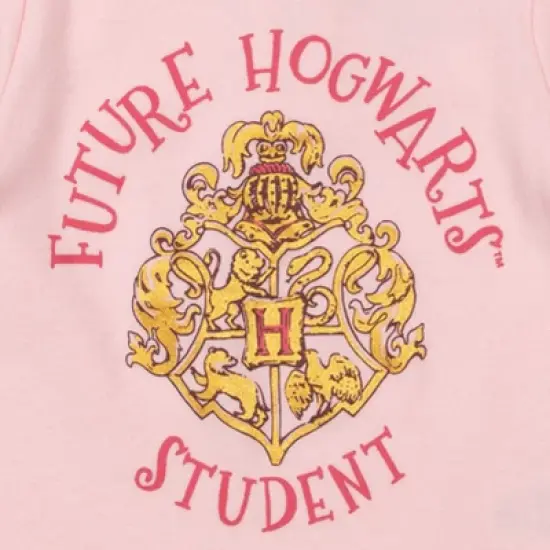 Harry Potter Baby Girls Bodysuit T-Shirt Mesh Skirt and Leggings 4 Piece Layette Set Newborn to Infant image {8}