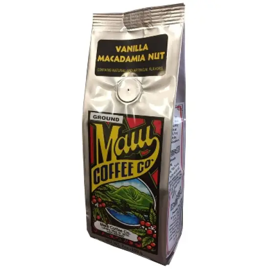 Maui Vanilla Macadamia Nut Dark Roast Ground Coffee - 7oz image {1}