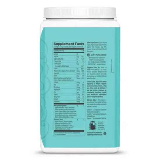 SLIM Collagen Boost Protein Powder, Beauty & Slimming Formula, Plant-Based Protein, Chocolate, Vanilla or Red Velvet Flavors, Sunwarrior, 750gm image {1}