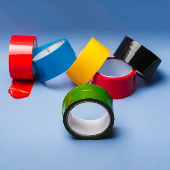 PSBM 36 Rolls Red Carton Sealing Tape 1.88" x 110 Yards for Packing, Shipping or Moving boxed, 2 Mil image {2}