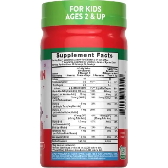 Nature's Truth Kids' Multivitamin + Probiotic Gummy - 28ct image {2}