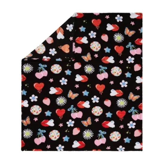Makers Collective Icon Throw Blanket Black image {1}