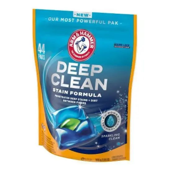 Arm & Hammer Deep Clean Stain Unit Dose Detergent - 44ct image {15}
