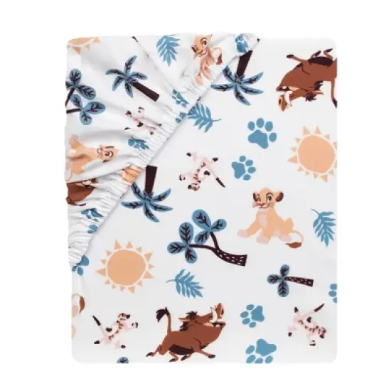 Lambs & Ivy Lion King Adventure Fitted Crib Sheet image {3}