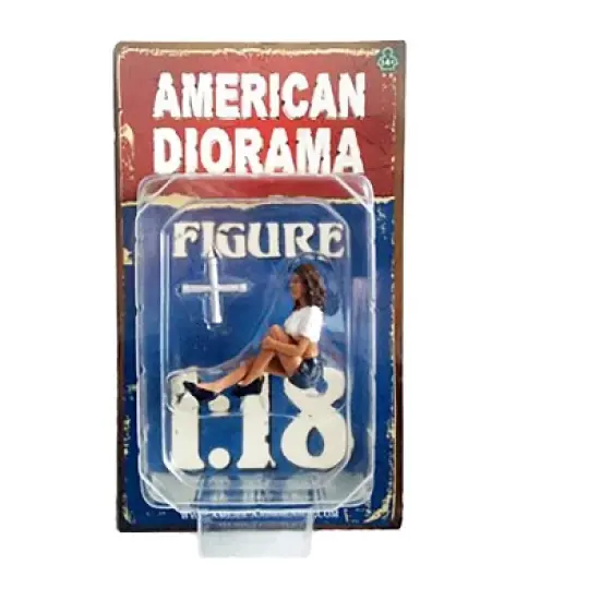Lady Mechanic Lucy Figure For 1:18 Scale Models by American Diorama image {2}