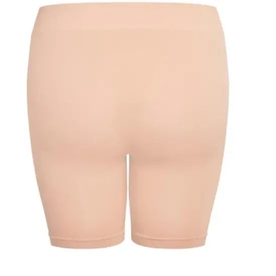 Women's Plus Size Seamless Bike Short - natural | AVENUE image {3}
