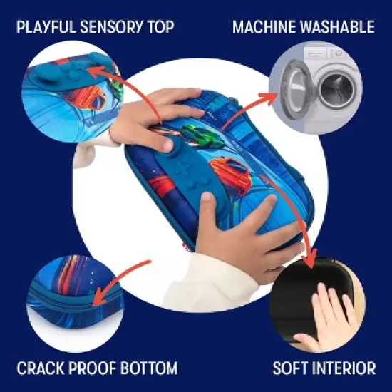 ZIPIT Gamer Pencil Case for Boys, Pencil Box with Joystick image {2}