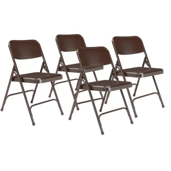 Set of 4 Premium All Steel Folding Chairs - Hampden Furnishings image {9}