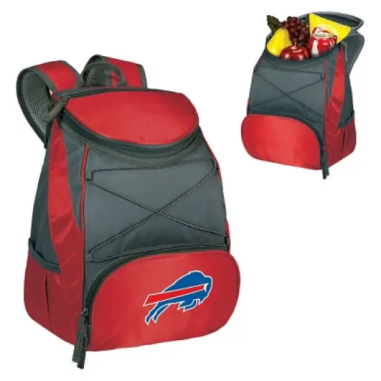 NFL Buffalo Bills PTX Backpack Cooler by Picnic Time Red - 11.09qt image {8}