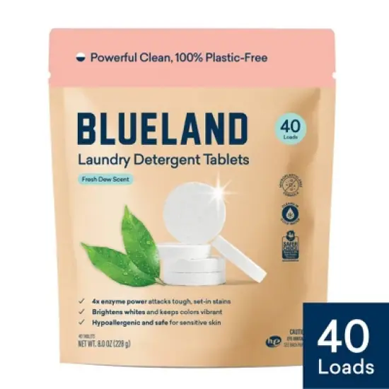 Blueland Fresh Dew Laundry Detergent Tablets - 40ct image {11}
