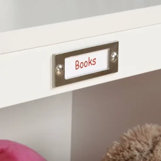 Twin Pogo Bookcase/Footboard Soft White Finish - Sauder image {4}