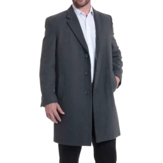 Alpine Swiss Luke Mens 3 Button Tailored Wool 37" Walker Car Coat image {12}