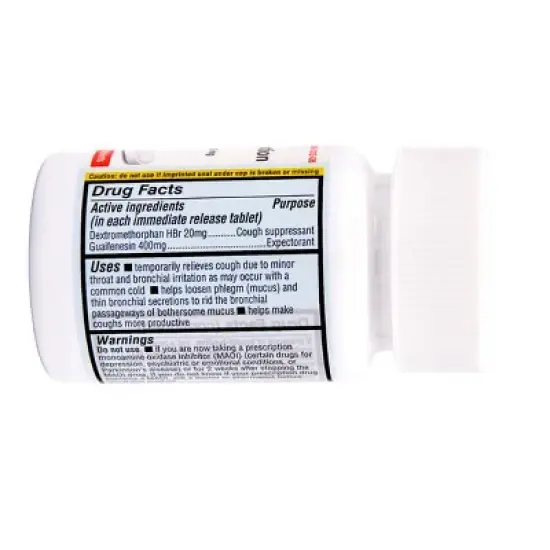 Rugby Mucus Relief DM ER 1200-60mg Tablet, 14 Ct image {1}