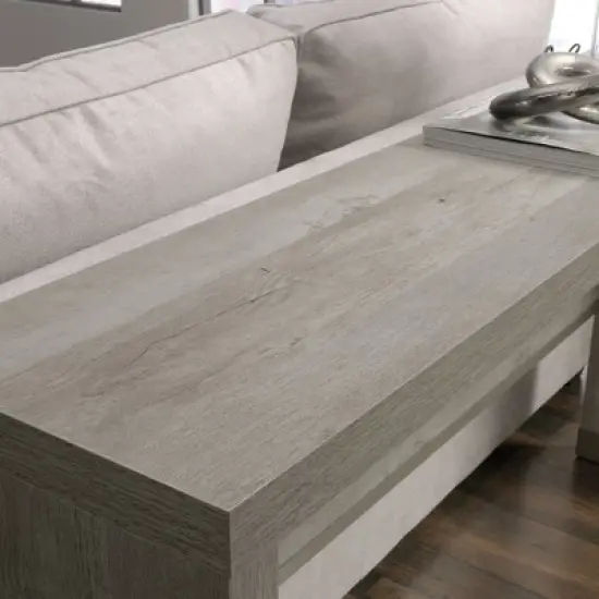 Manhattan Gate Sofa Table Distressed Gray - Sauder image {6}