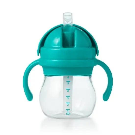 OXO Tot Transitions Straw Cup with Removable Handles - 6oz - Teal image {1}