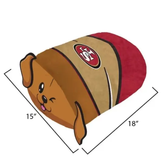 NFL San Francisco 49ers Stackable Plushie Mascot Pillow image {2}