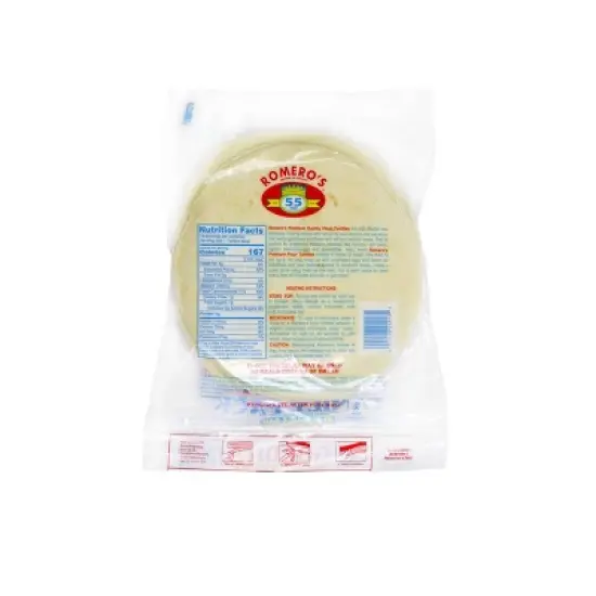 Romero's Homemade Style Gordita Flour Tortillas - 18ct / 39.5oz image {1}