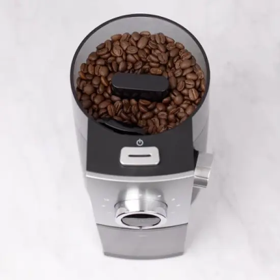 Capresso Coffee Disk Burr Grinder Grind Select &ndash; Black/Silver 597.04": 15 Settings, Espresso & Coffee Bean Grinder image {8}