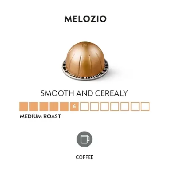 Nespresso Vertuo Melozio Coffee Capsules Medium Roast - 40ct image {1}