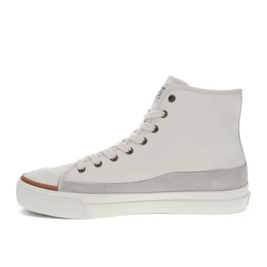 Levi's Mens Square Hi Twill and Suede Hightop Casual Sneaker Shoe image {4}