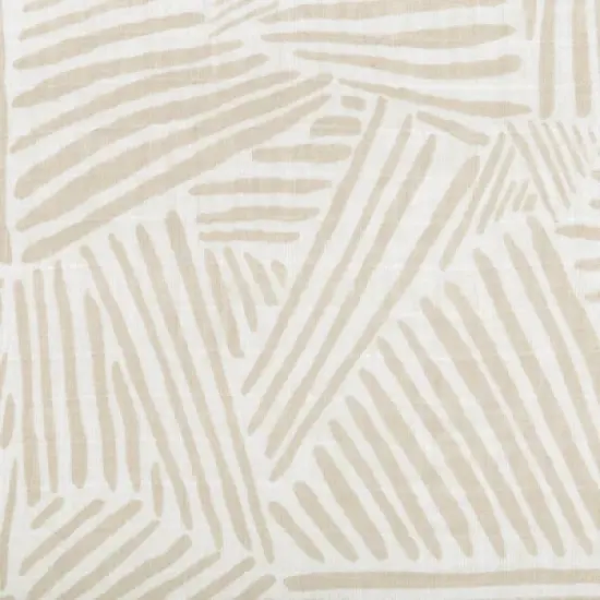 Babyletto Oat Stripe Muslin Quilt image {4}