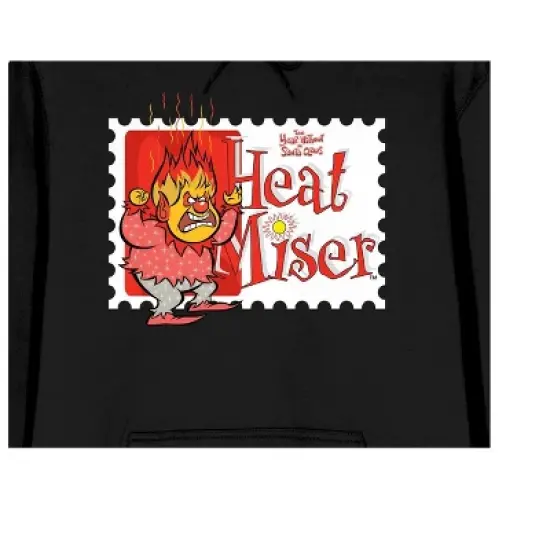 The Year Without Santa Claus "Heat Miser" Men's Black Graphic Hoodie image {1}