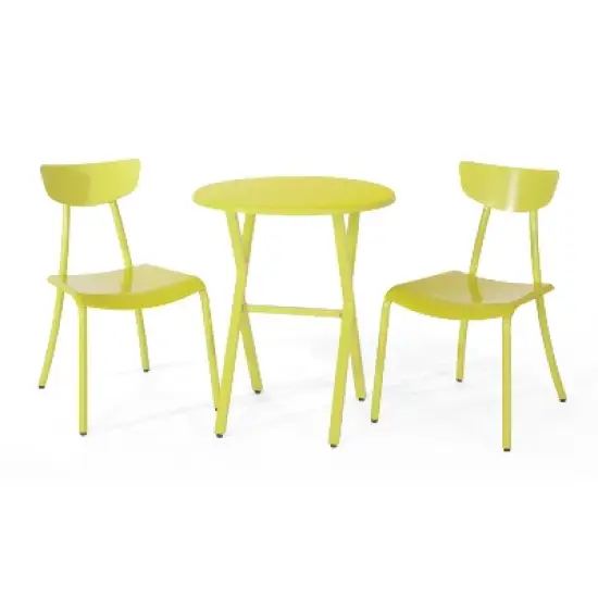 Taro 3pc Patio Bistro Set - Christopher Knight Home image {7}